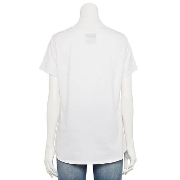 KISS Band Tee by Licensed Character NWT Women’s Logo Graphic Music T-shirt Sz XL - Picture 4 of 9